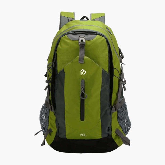 Рюкзак туристический Outdoor 50 литров, зеленый, черный