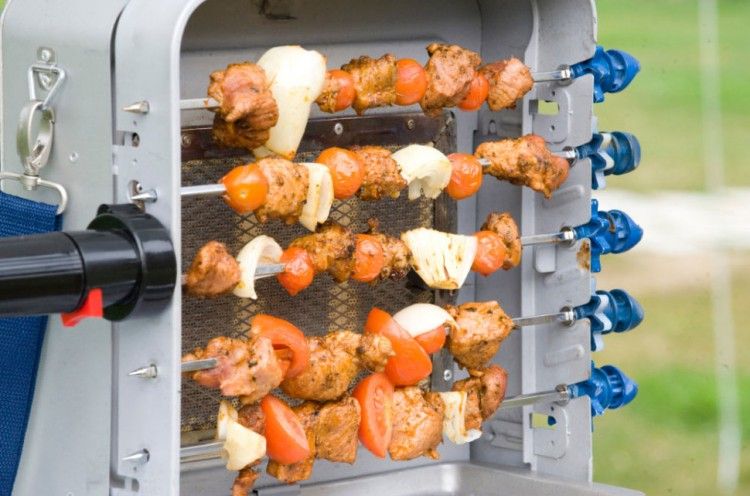 Campingaz Rotario портативная газовая шашлычница