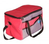 Сумка изотермическая Inturistic 22,5 литра, красная, серая
