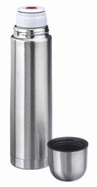Термос 0,75 литра с кнопочным клапаном