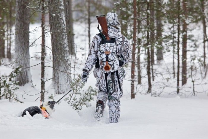 Зимний камуфляжный костюм JahtiJakt Rosto Premium Snow Camo