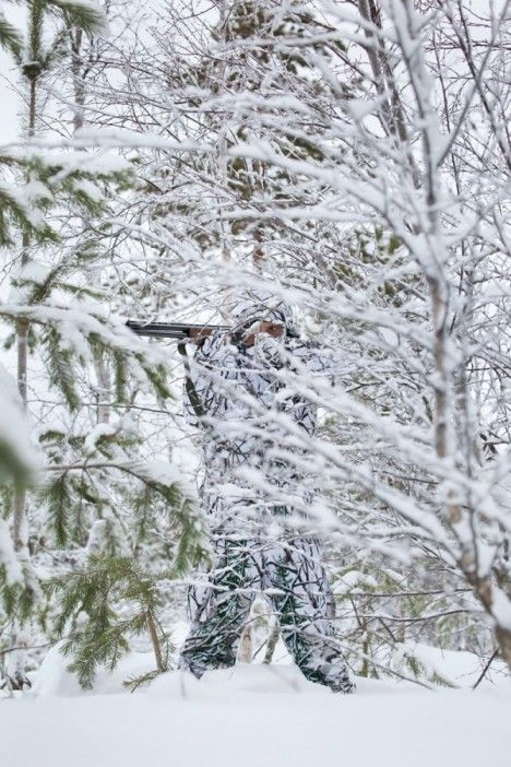 Зимний камуфляжный костюм JahtiJakt Rosto Premium Snow Camo