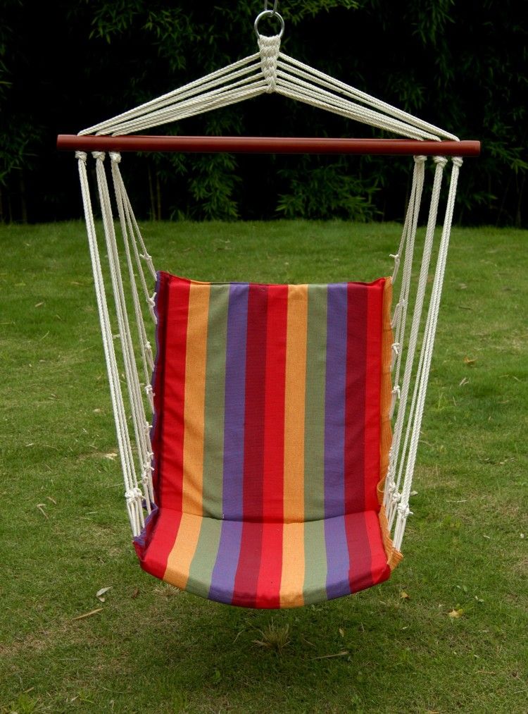 Гамак - кресло INDIGO  Радуга тканевый 100*50 см