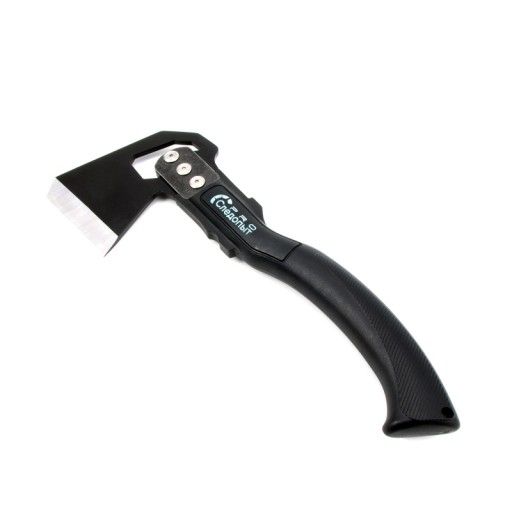 Топор туристический СЛЕДОПЫТ 310х114х71 мм с огнивом и свистком, 475 гр в чехле