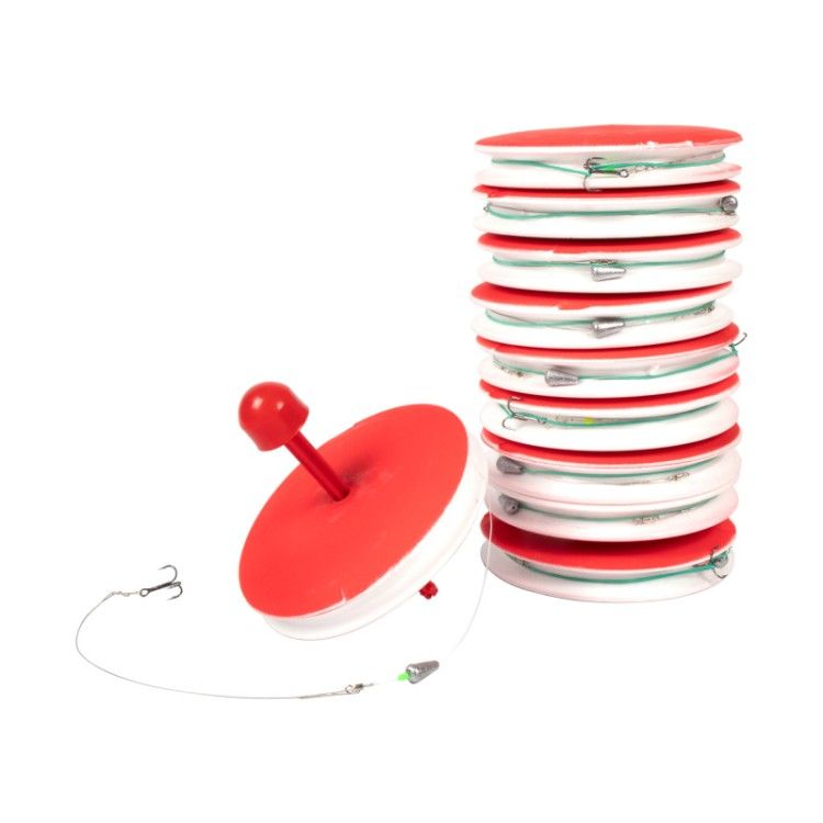 Кружок - жерлица оснащенный ЯМАН, 5 - 10 штук