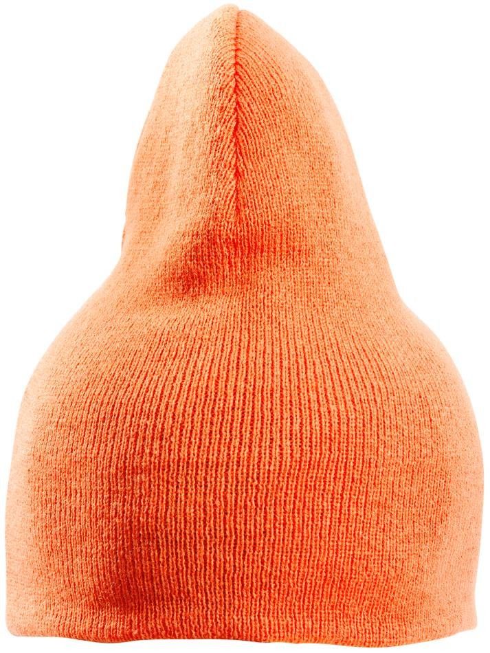 Шапка двухсторонняя, цвет оранжевый-зеленый