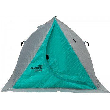 Палатка зимняя двускатная DELTA Комфорт biruza/gray Helios