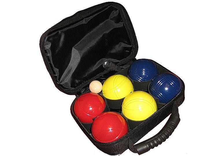 Петанк набор из шести цветных шаров