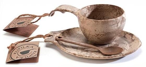 Kupilka gift box маленькая тарелка + классическая чашка с ложкой