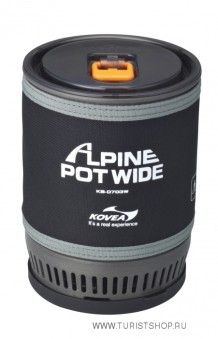 Газовая горелка Kovea Alpine Pot Wide интегрированная система для приготовления пищи