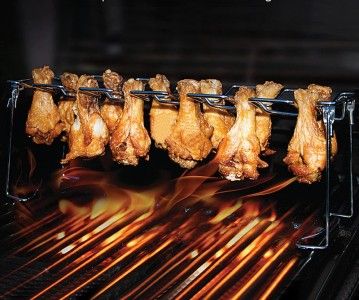 Подставка для куриных ножек и крылышек в духовку, гриль, BBQ, мангала