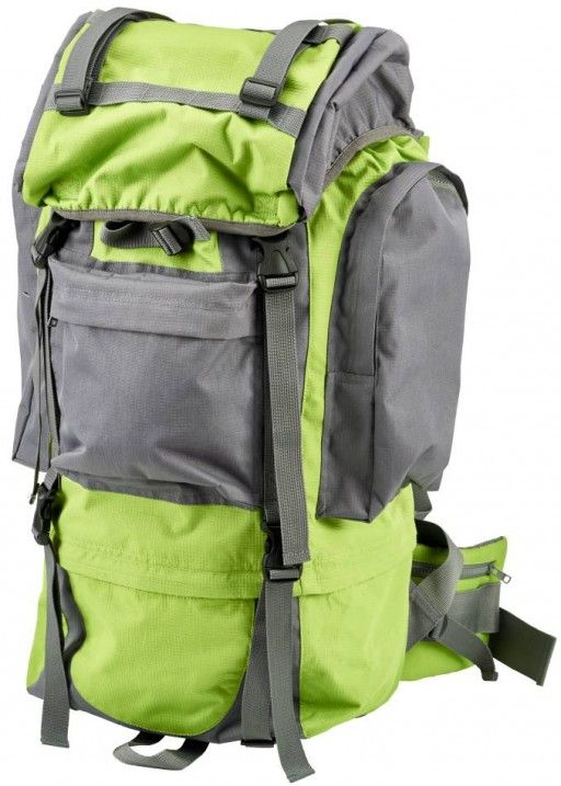 Рюкзак Biltema 65 литров, зеленый / оранжевый