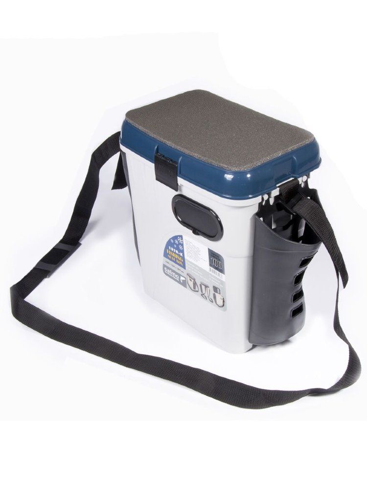 Ящик рыболовный зимний Salmo двух ярусный с карманами 33.5х23.5х39 см