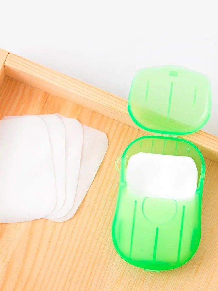 Листовое мыло дорожное (лепестки) - Походное мыло - Мыльные стики, 2 штуки по 20 листов