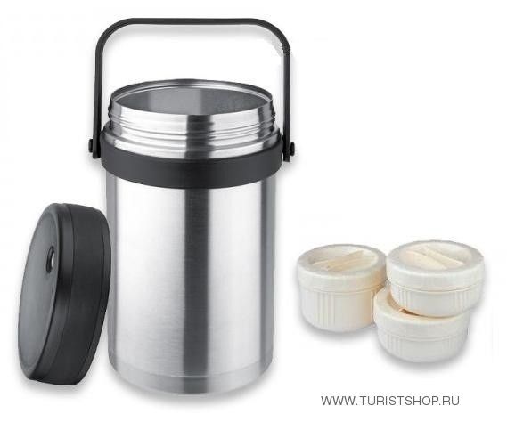 Термос с контейнерами Isosteel Vacuum Food Container 1.5 литра