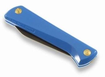 Складной нож EKA Swede 38, carbon, light blue, углеродистая сталь