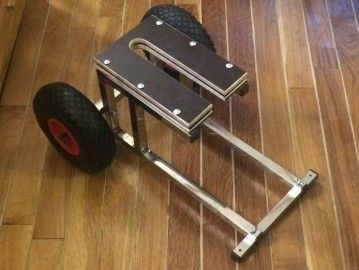 Тележка для лодочного мотора из нержавеющей стали