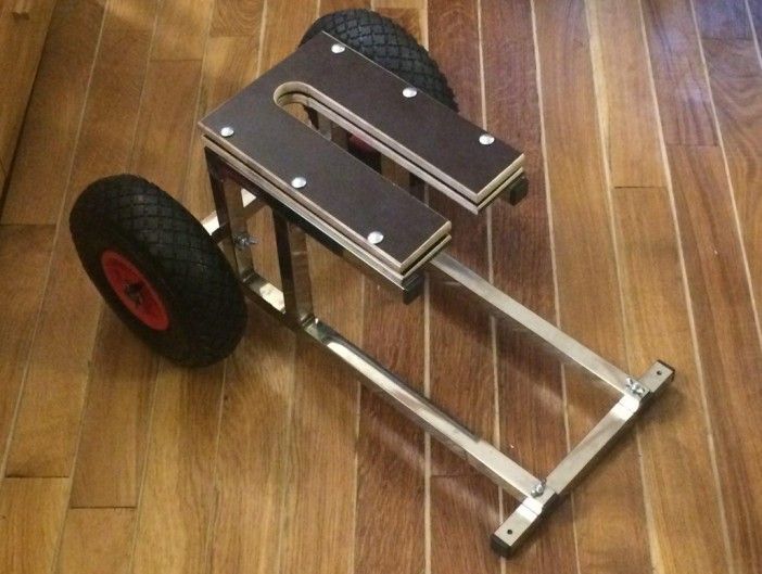 Тележка для лодочного мотора из нержавеющей стали