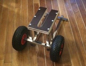 Тележка для лодочного мотора из нержавеющей стали