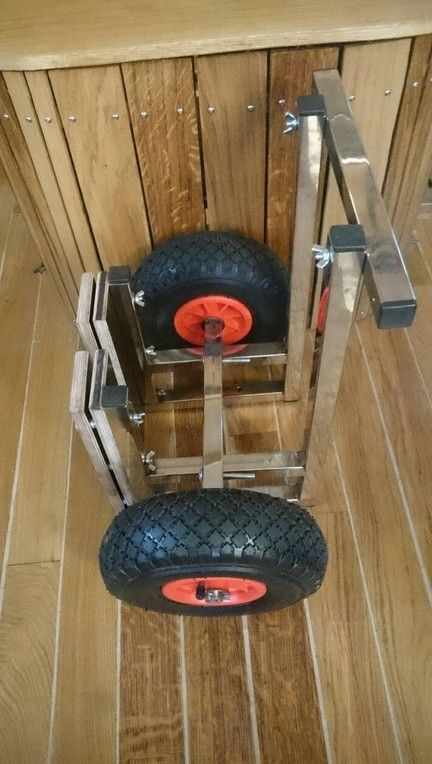 Тележка для лодочного мотора из нержавеющей стали