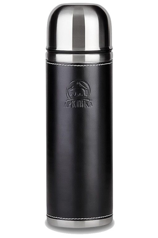 Термос Арктика 108 с кожаной вставкой 1 литр