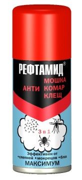 Аэрозоль-репеллент Рефтамид Максимум 100 мл