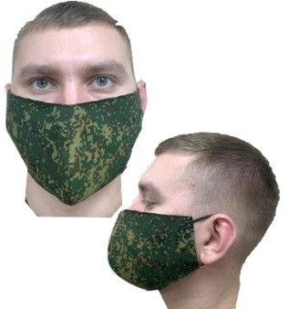 Маска гигиеническая (повязка) NS Green Pixel 10 штук