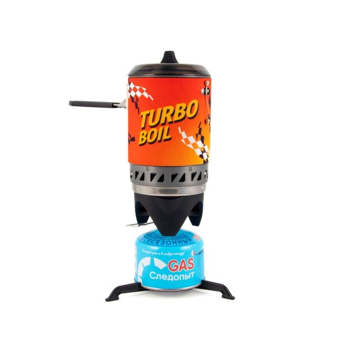 Газовая система приготовления пищи СЛЕДОПЫТ - FORZA TURBO BOIL, с переходником для посуды