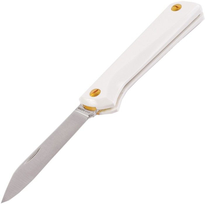 Складной нож EKA Swede 38, white, сталь Sandvik 12C27