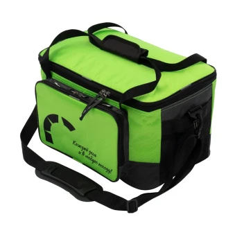 Сумка изотермическая СЛЕДОПЫТ - Red, Green Line Pro 34 литра, зеленый, коралловый