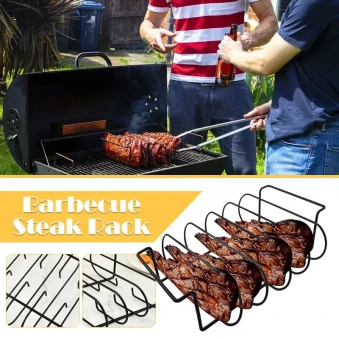 Подставка для ребрышек, мяса, стейков, овощей в духовку, гриль, BBQ, мангала