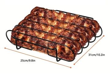 Подставка для ребрышек, мяса, стейков, овощей в духовку, гриль, BBQ, мангала