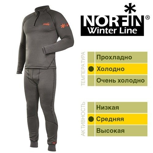 Термобельё Norfin WINTER LINE GRAY