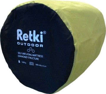 Коврик самонадувающийся Retki OUTDOOR 190 x 60 x 4 см