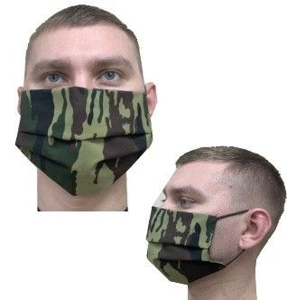 Маска гигиеническая (повязка) MV Camo 10 штук