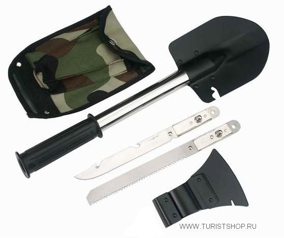 Лопата дорожная многофункциональная (топор + лопата + пила + нож)