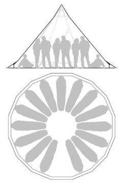 Палатка 15-местная Tentipi Zirkon cp 15
