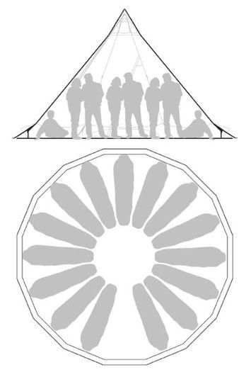 Палатка 15-местная Tentipi Zirkon cp 15