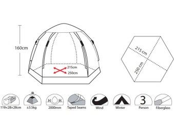Зимняя палатка-автомат Envision Ice Igloo 3