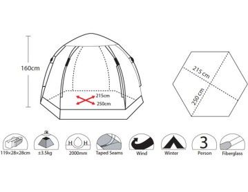 Зимняя палатка-автомат Envision Ice Igloo 3