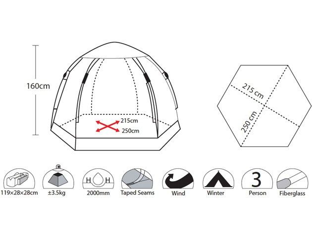Зимняя палатка-автомат Envision Ice Igloo 3