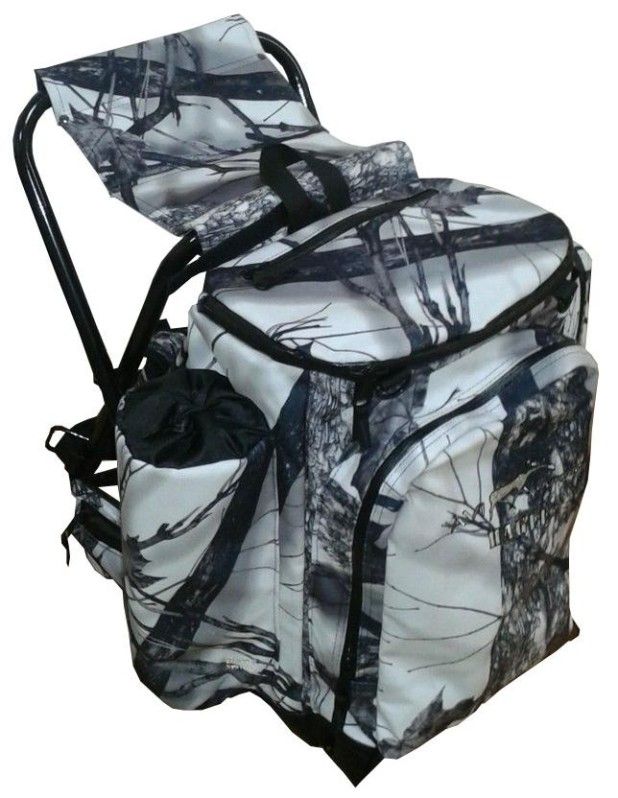 Рюкзак AVI-OUTDOOR Hagle Snow Camo с раскладным стулом