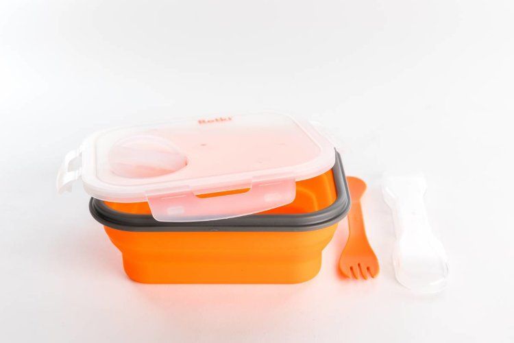 Набор посуды Retki MealKit, лайм, оранжевый, синий