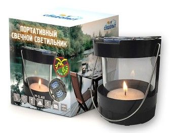 Светильник свечной портативный Следопыт, малый / большой (с фумигатором)