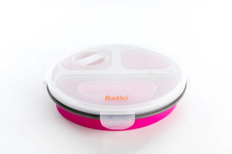 Набор посуды Retki, лайм, фуксия