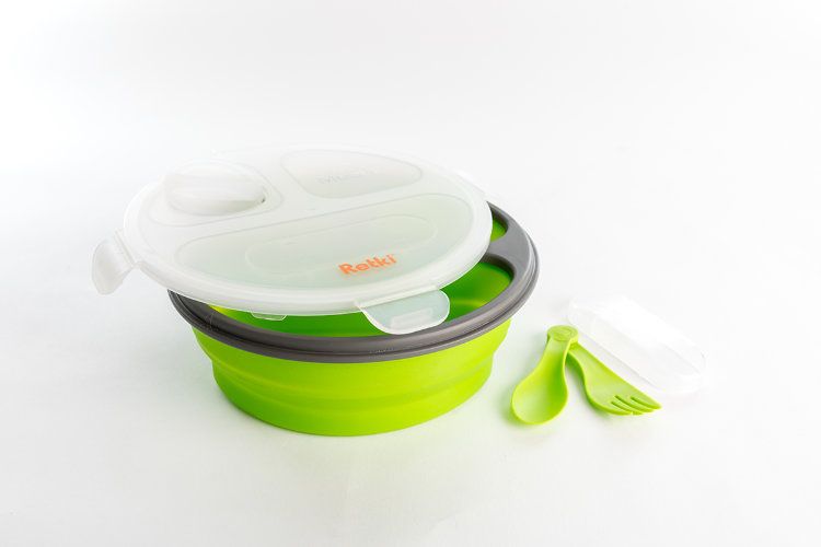 Набор посуды Retki, лайм, фуксия