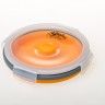 Контейнер складной с крышкой-защелкой 800 мл., оливковый, оранжевый