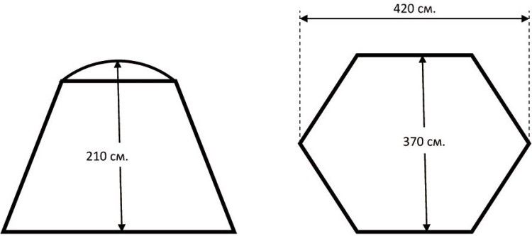 Кемпинговый тент-шатер Ahtari Moskito Sharer