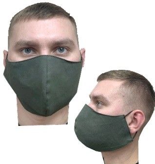 Маска гигиеническая (повязка) NSB Khaki 10 штук