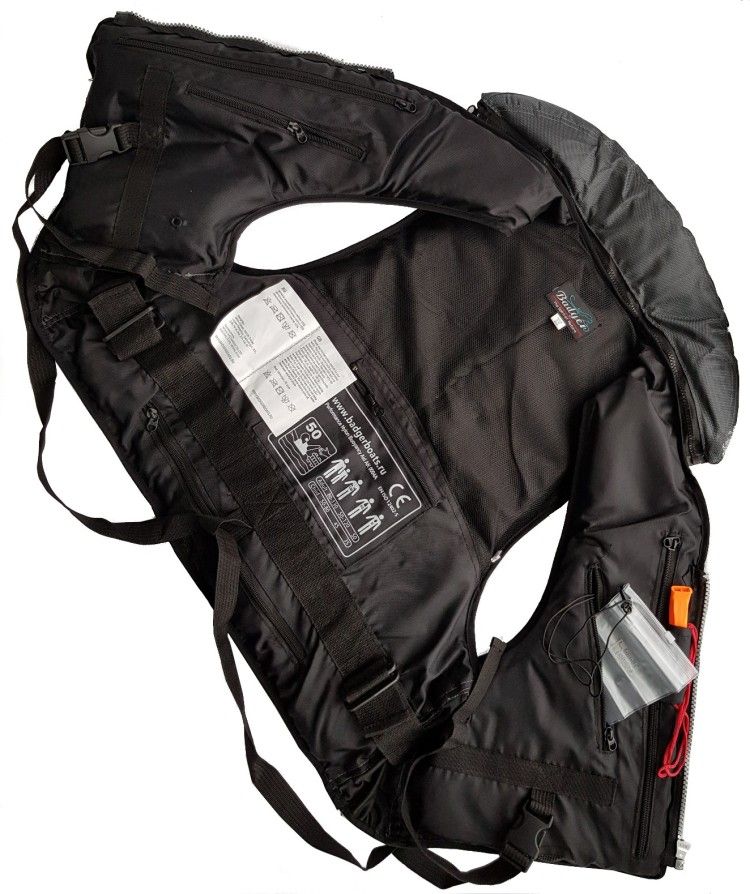 Жилет рыболовный (плавающий) Aqua Sport Grey